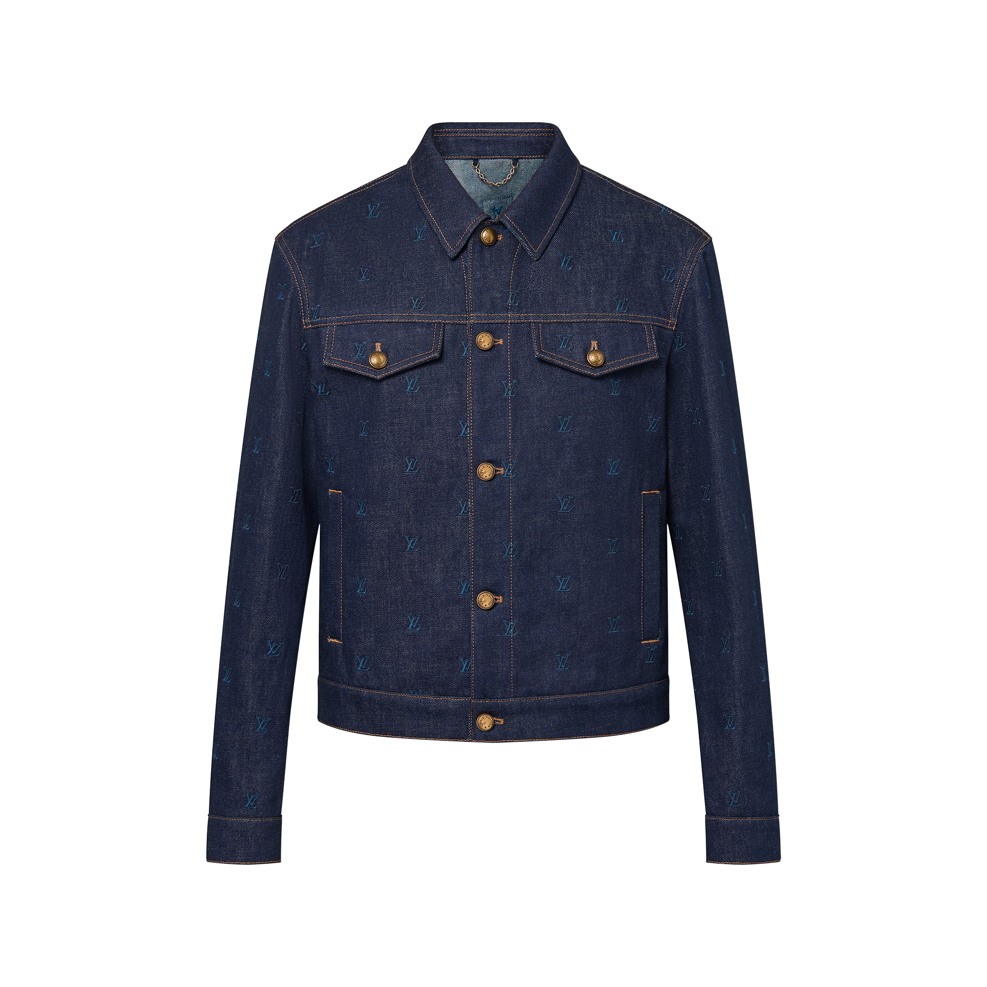 LV Blason Embroidered Denim Blouson - Ready to Wear | LOUIS VUITTON